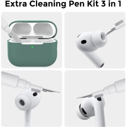 AhaStyle Coque AirPods Pro 3 (2025) avec Kit Nettoyage Silicone Étui Protection pour AirPods Pro 3ème Génération avec Sangle Ant