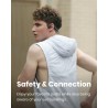 Shokz openmove casque à conduction osseuse, écouteurs bleutooth oreilles libres pour le sport avec micro, casque sans fil étanch