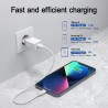 Prise USB 12W [5V/2,4A Lot de 4] Bloc Chargeur USB Adaptateur Secteur Embout Alimentation Mural Universel Compatible avec iPhone