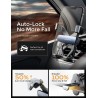 Support Téléphone Voiture [Bras Télescopique] [Clip de Qualité Militaire] Accroche Telephone Voiture pour Grille D'aération Comp
