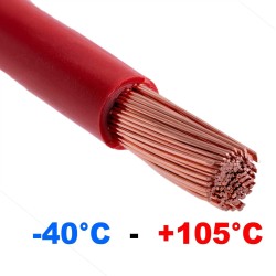 DCSk - 4mm² - 5m Câble Électrique Unipolaire pour Application Automobile - Véhicule, Voiture, Moto - Type FLRY B Asymétrique 4mm
