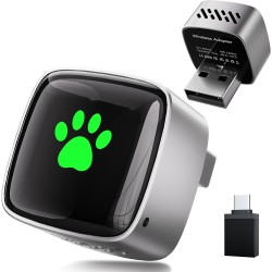 Adaptateur Carplay sans Fil, Plug & Play Mini Carplay sans Fil pour iPhone et Plus de 1k+ Voitures, Type-C/USB Compatible avec V