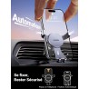 Uvert support téléphone voiture gravité grille aération porte portable automobile ventilation accroche smartphone auto compatibl