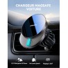 JOYROOM Support Telephone Voiture Induction 15W Charge Rapide, Chargeur Magsafe Voiture sans Fil Grille d'Aération, Chargeur Ind