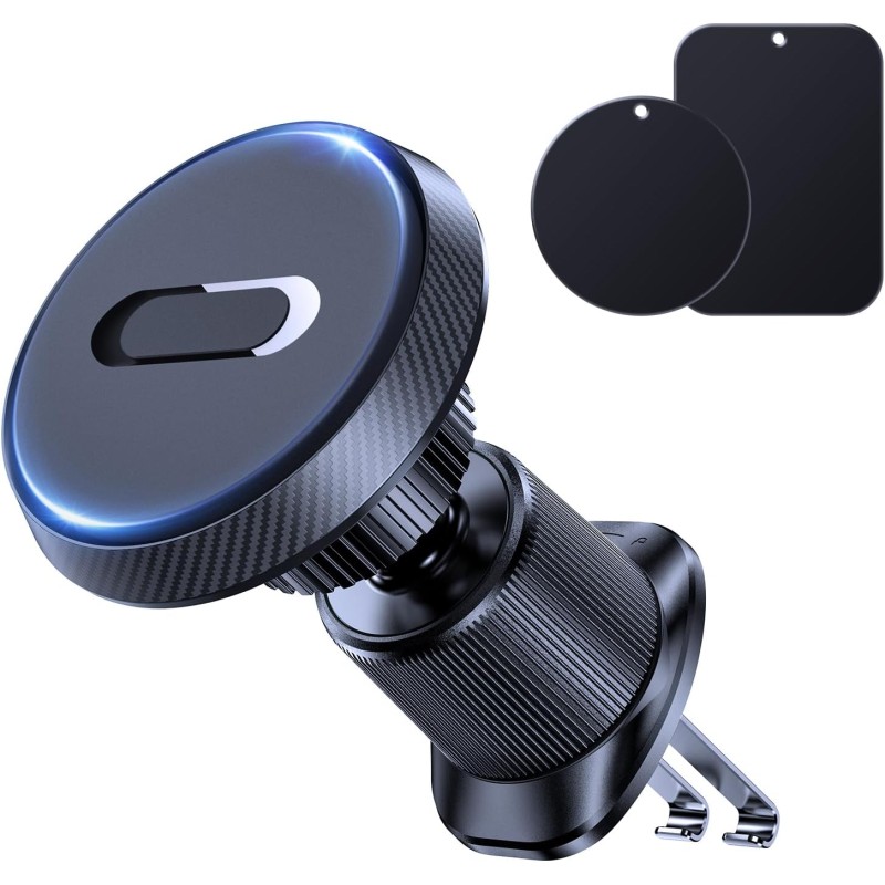 Miracase Support Téléphone Voiture Magnetique, 2025 Amélioré[Aimants Ultra Puissante] Porte Téléphone Voiture Aimanté Compatible