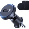 Miracase Support Téléphone Voiture Magnetique, 2025 Amélioré[Aimants Ultra Puissante] Porte Téléphone Voiture Aimanté Compatible