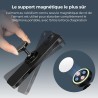 Vinabo 2 Pack Magnétique Support Aimant Telephone, Rotation 360° Compatible pour Tous Les Smartphone,Voiture Accessoires Interie