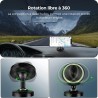 Vinabo 2 Pack Magnétique Support Aimant Telephone, Rotation 360° Compatible pour Tous Les Smartphone,Voiture Accessoires Interie