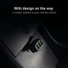 Vert cell powerride 54w chargeur de voiture usb 3 ports, allume-cigare ultra charge compatible avec iphone 13 12 11 xs x se sams