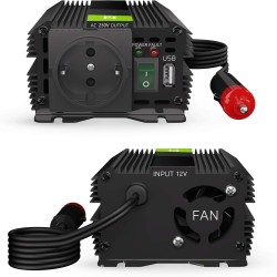 Vert cell pro 150w/300w 12v 220v/230v convertisseur de tension voiture solaire modifiée volts sinus power inverter sinusoïdale d