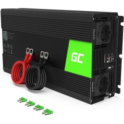 Vert cell® 1500w/3000w 12v 220v/230v convertisseur de tension voiture solaire modifiée volts sinus power inverter sinusoïdale dc