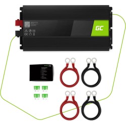 Vert cell® 1500w/3000w 12v 220v/230v convertisseur de tension voiture solaire modifiée volts sinus power inverter sinusoïdale dc
