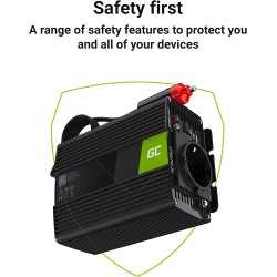 Vert cell® 150w/300w 12v 220v/230v convertisseur de tension voiture solaire modifiée volts sinus power inverter sinusoïdale dc a