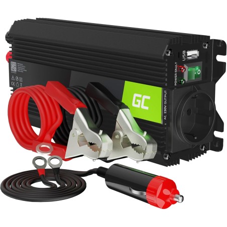 Vert cell pro 500w/1000w 12v 220v/230v convertisseur de tension voiture solaire modifiée volts sinus power inverter sinusoïdale 