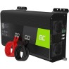 Vert cell pro 1000w/2000w 12v 220v/230v convertisseur pur sinus de tension volts voiture solaire power inverter sinusoïdale dc a