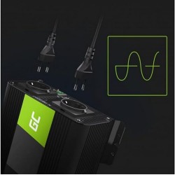 Vert cell pro 1000w/2000w 12v 220v/230v convertisseur pur sinus de tension volts voiture solaire power inverter sinusoïdale dc a
