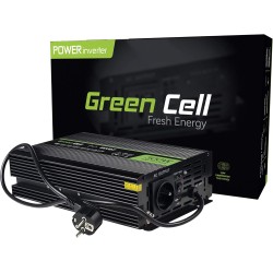 Vert cell® 300w/600w 12v 220v/230v convertisseur de tension voiture solaire ups inverter, peak onduleur transformateur pour poêl