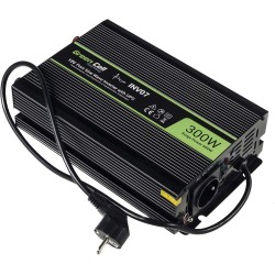 Vert cell® 300w/600w 12v 220v/230v convertisseur de tension voiture solaire ups inverter, peak onduleur transformateur pour poêl