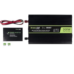 Vert cell® 300w/600w 12v 220v/230v convertisseur de tension voiture solaire ups inverter, peak onduleur transformateur pour poêl