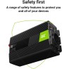 Vert cell® 1000w/2000w 24v 220v/230v convertisseur de tension camion solaire modifiée volts sinus power inverter sinusoïdale dc 