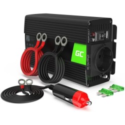 Vert cell® 500w/1000w 12v 220v/230v convertisseur pur sinus de tension volts voiture solaire power inverter sinusoïdale dc ac, o