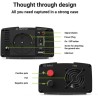 Vert cell® 500w/1000w 12v 220v/230v convertisseur pur sinus de tension volts voiture solaire power inverter sinusoïdale dc ac, o