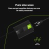 Vert cell® 150w/300w 12v 220v/230v convertisseur pur sinus de tension volts voiture solaire power inverter sinusoïdale dc ac, on