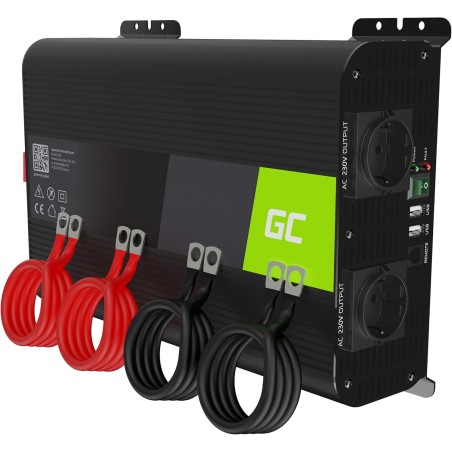 Vert cell pro 2000w/4000w 12v 220v/230v convertisseur pur sinus de tension volts voiture solaire power inverter sinusoïdale dc a