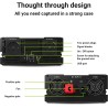 Vert cell 3000w/6000w 12v 220v/230v convertisseur pur sinus de tension volts voiture solaire power inverter sinusoïdale dc ac, o