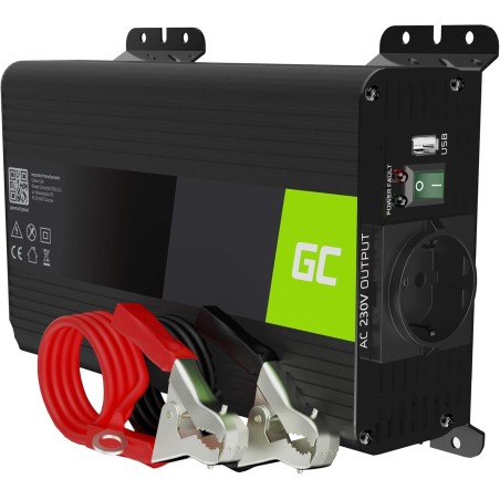 Vert cell pro 300w/600w 12v 220v/230v convertisseur pur sinus de tension volts voiture solaire power inverter sinusoïdale dc ac,