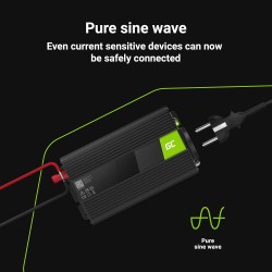 Vert cell® 1000w/2000w 24v 220v/230v convertisseur pur sinus de tension volts camion solaire power inverter sinusoïdale dc ac, o