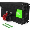 Vert cell® 1500w/3000w 24v 220v/230v convertisseur pur sinus de tension volts camion solaire power inverter sinusoïdale dc ac, o