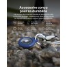 Belkin Étui pour Apple AirTag avec Attache en Métal, Porte Clés, Protection Durable, Anti-rayure, Ouverture Facile et Rebords Su