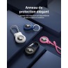 Belkin Étui pour Apple AirTag avec Attache en Métal, Porte Clés, Protection Durable, Anti-rayure, Ouverture Facile et Rebords Su