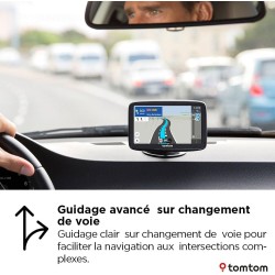 TomTom GPS Voiture GO Classic 2ème génération (6 Pouces, Info Trafic, Essai Alertes des Zones de Danger, Cartes EU, Mise à Jour 