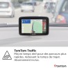 TomTom GPS Voiture GO Classic Lite (6 Pouces, Info Trafic, Essai des Alertes de Zones de Danger, Cartes EU, Mise à Jour Inclus V