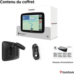 TomTom GPS Voiture GO Classic Lite (5 Pouces, Info Trafic, Essai des Alertes de Zones de Danger, Cartes EU, Mise à Jour Inclus V