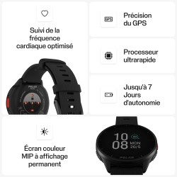 Polar pacer noir s-l