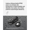Belkin Anneau de Protection étanche avec Attache en métal pour AirTag (Protection Durable et antirayure, pour Porte-clés, Collie