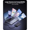 POSUGEAR Boitier Disque Dur 2,5", 6Gbps USB C 3.1 Gen 2 Boitier Externe Disque pour SATA HDD et SSD de 2,5'' et 7mm/9.5mm, Boiti