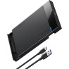 Uvert usb c boîtier externe 2,5 pouces disque dur sata iii ii i hdd ssd usb 3.1 gen 2 type c 6gbps uasp supporte windows mac os 