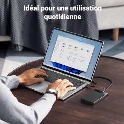 Uvert usb c boîtier externe 2,5 pouces disque dur sata iii ii i hdd ssd usb 3.1 gen 2 type c 6gbps uasp supporte windows mac os 
