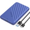ORICO Boitier Disque Dur 2.5'', USB 3.0 Boitier Externe Disque 5Gbps pour SATA HDD et SSD de 2,5'' et 7/9.5 mm, accélération UAS