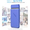 ORICO Boitier Disque Dur 2.5'', USB 3.0 Boitier Externe Disque 5Gbps pour SATA HDD et SSD de 2,5'' et 7/9.5 mm, accélération UAS