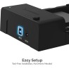 SABRENT Boitier Disque Dur 3.5, Rapide 5Gbps Boitier SSD Externe 2.5"/3.5", Adaptateur SATA USB pour SSD/HDD, Lecteur Disque Dur