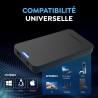 SABRENT Boitier Disque Dur 2.5, Rapide 5Gbps Boitier SSD Externe pour HDD 2,5" Pouces, Adaptateur SSD vers USB 3.0, Lecteur Disq