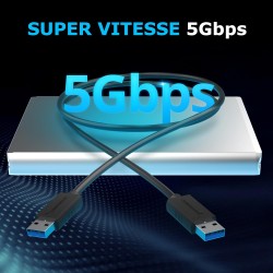 SABRENT Boitier Externe pour Disque Dur SATA 2,5" Pouces, 9,5 ou 7mm Adaptateur SSD/HDD vers USB 3.2, Aluminium Station d'accuei