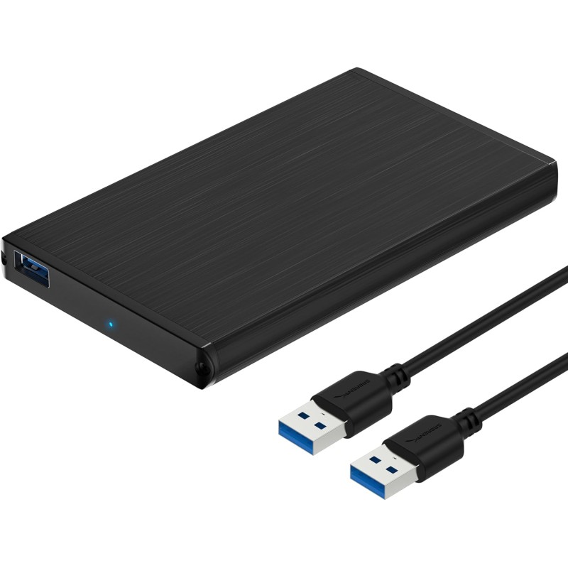 SABRENT Boitier Externe pour Disque Dur SATA 2,5" Pouces, 9,5 ou 7mm Adaptateur SSD/HDD vers USB 3.2, Aluminium Station d'accuei