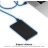 SABRENT Boitier Externe pour Disque Dur SATA 2,5" Pouces, 9,5 ou 7mm Adaptateur SSD/HDD vers USB 3.2, Aluminium Station d'accuei