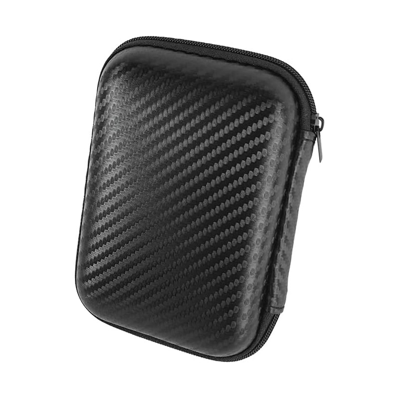 Etui pour Disque Dur Externe 2,5", Étui pour Portable SSD, Pochette avec Proche Filet, Coque EVA Rigide de Sac Sacoche Protectio